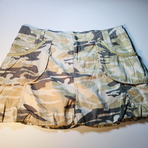 Hint Jeans Camo Skirt